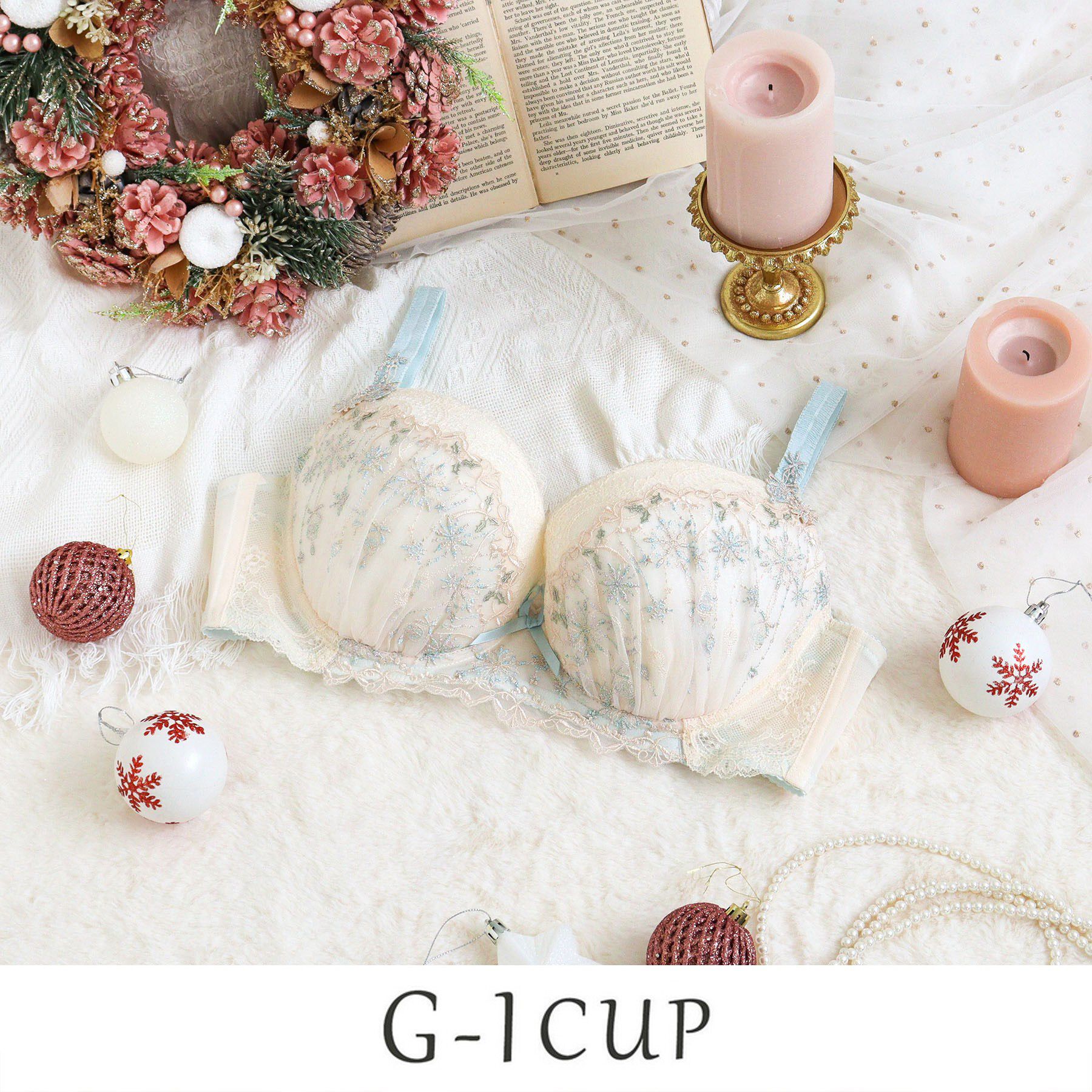 Risa Magli「【ルビー】 ブラジャー (G-I) ＜Glamor Bra (バストアップタイプ)＞」|インナー|クリーム(054)