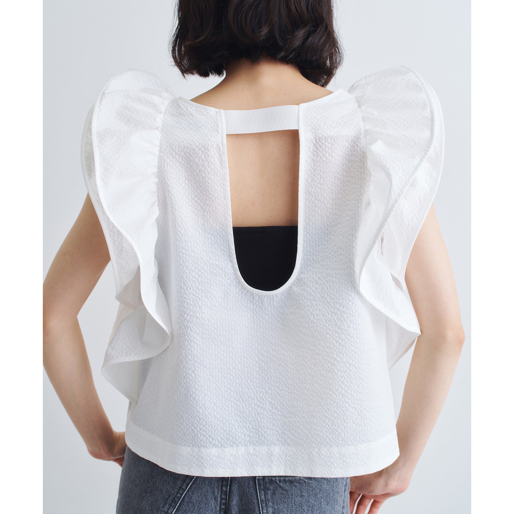 CODE A「ruffle drama blouse」|シャツ・ブラウス|