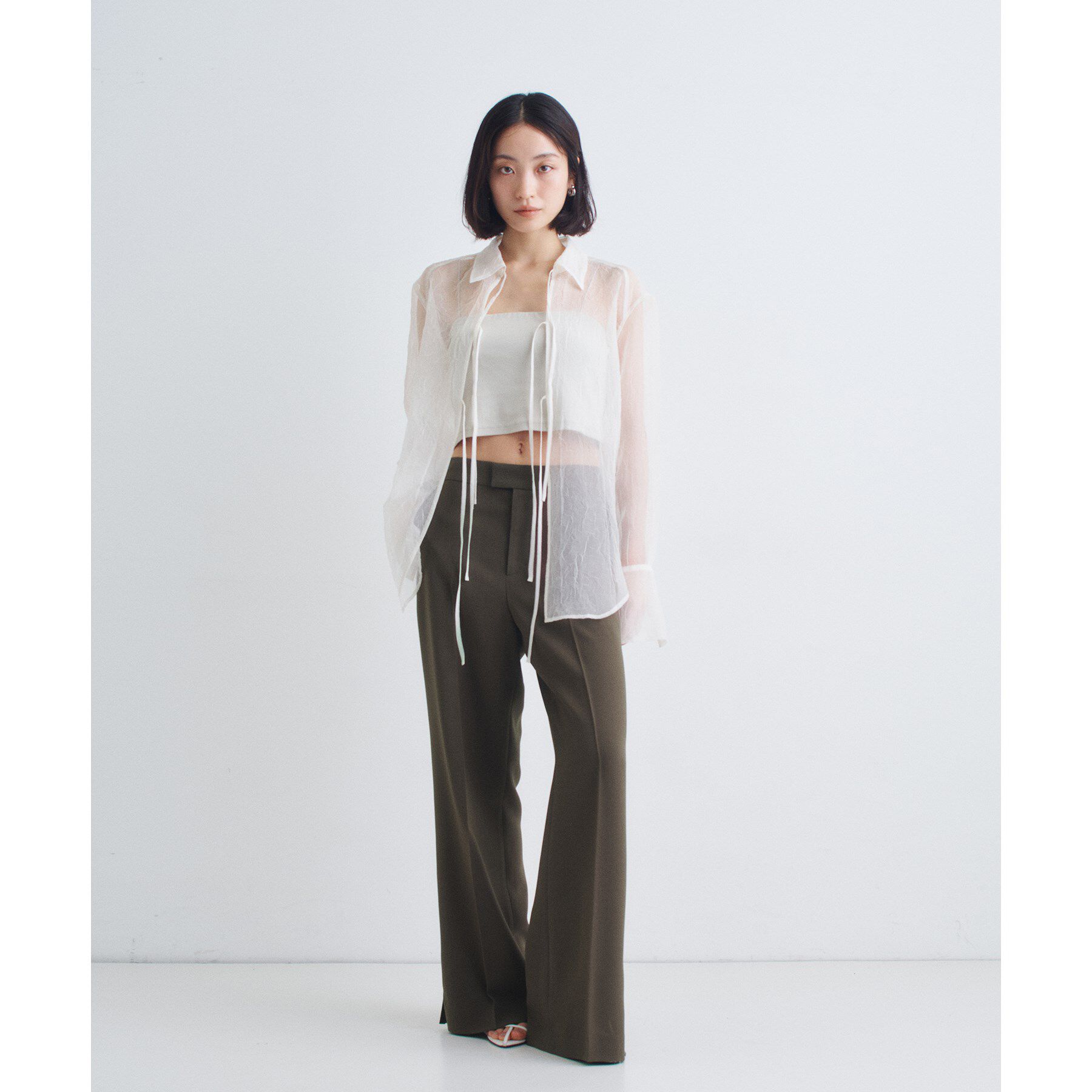CODE A「line zip trousers」|その他|