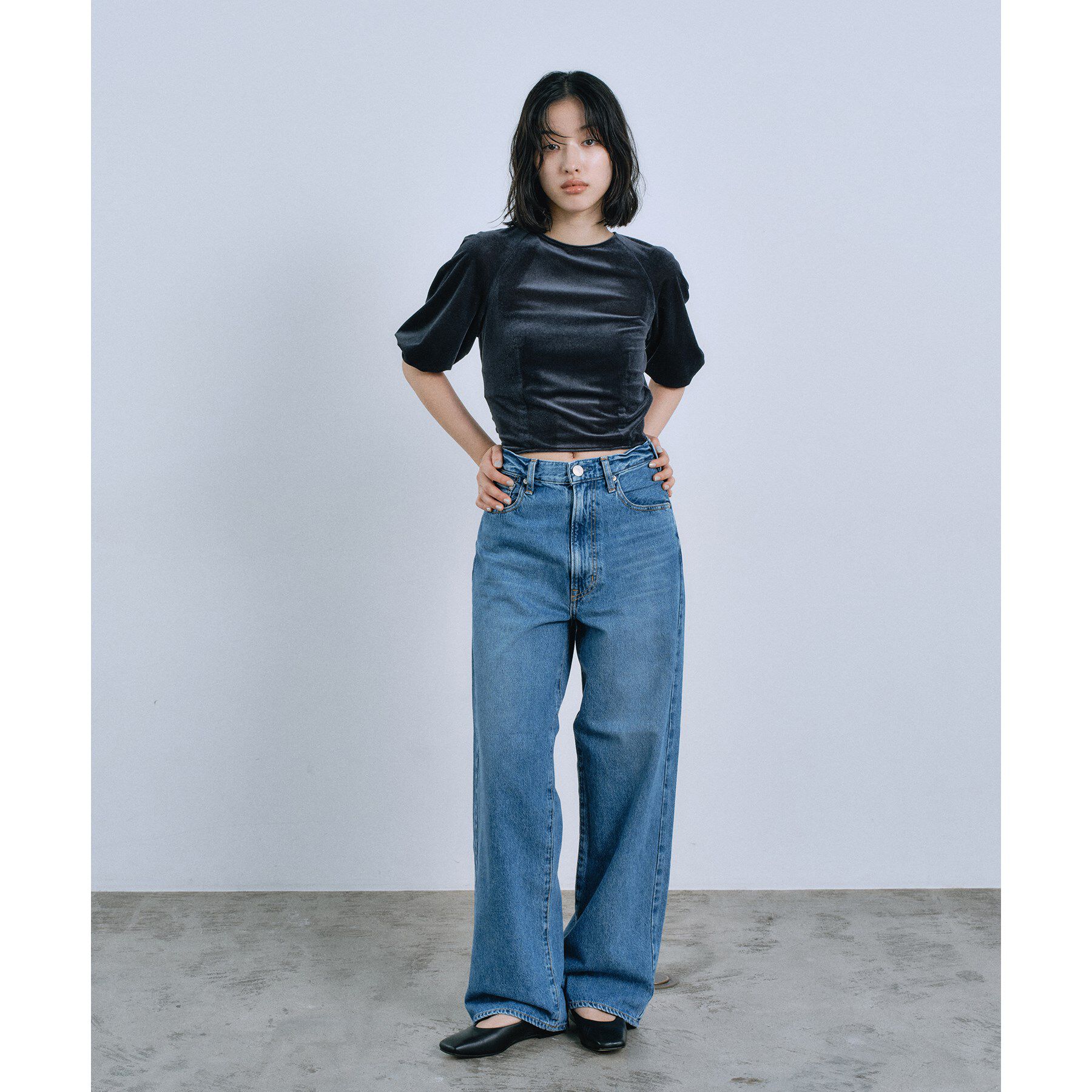 CODE A「velvet ribbon pullover」|シャツ・ブラウス|