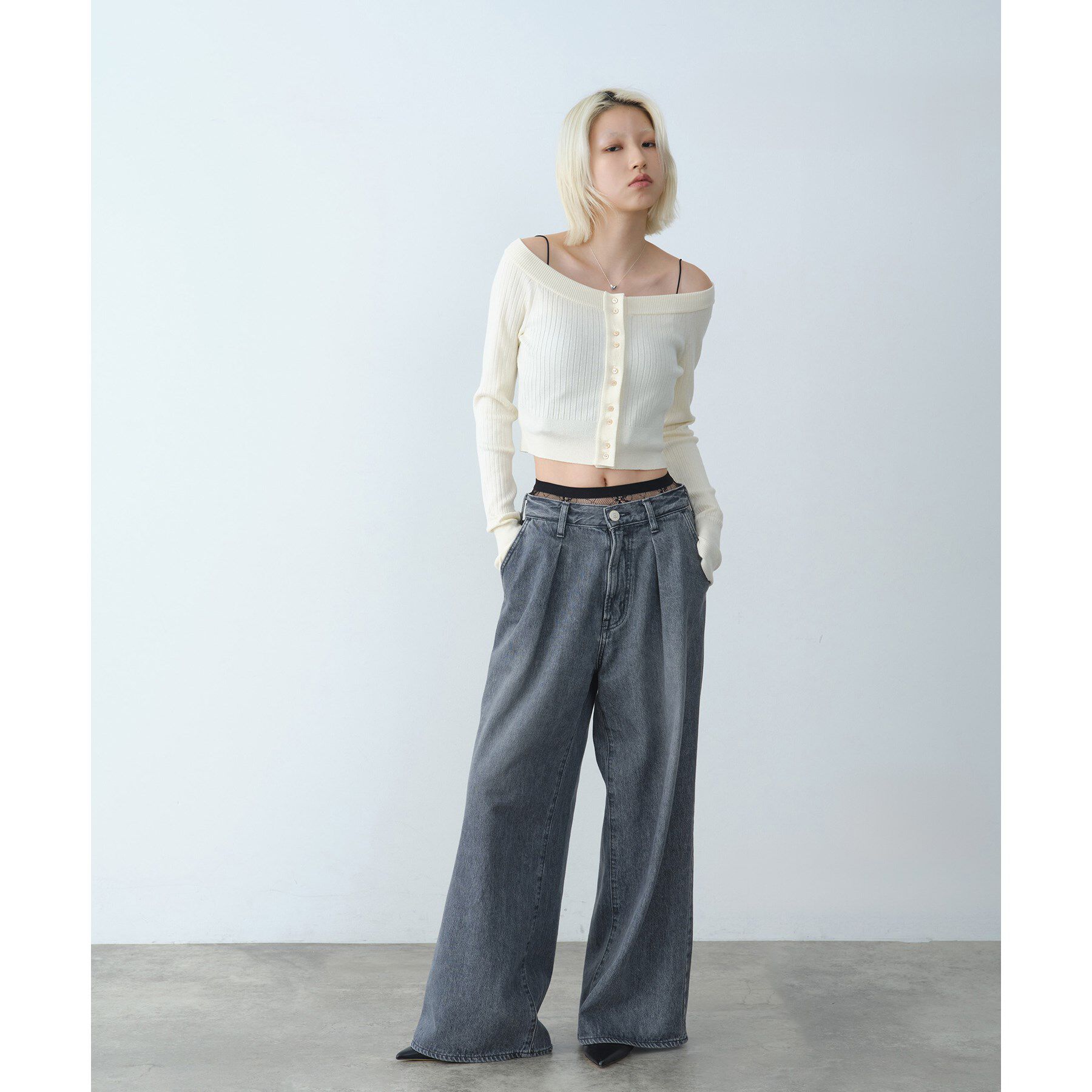 CODE A「short cardigan」|カーディガン|