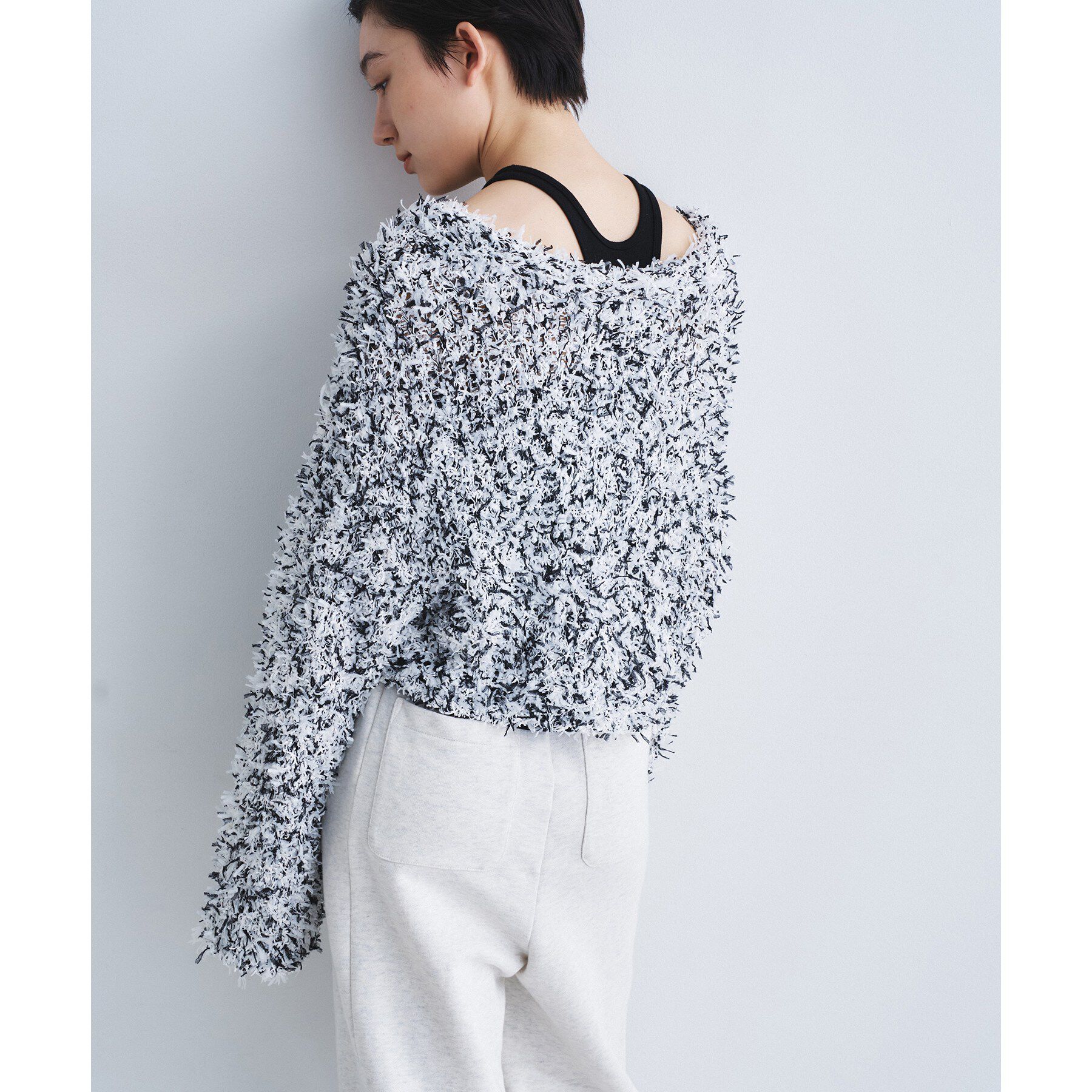 CODE A「fancy yarn cardigan」|カーディガン|