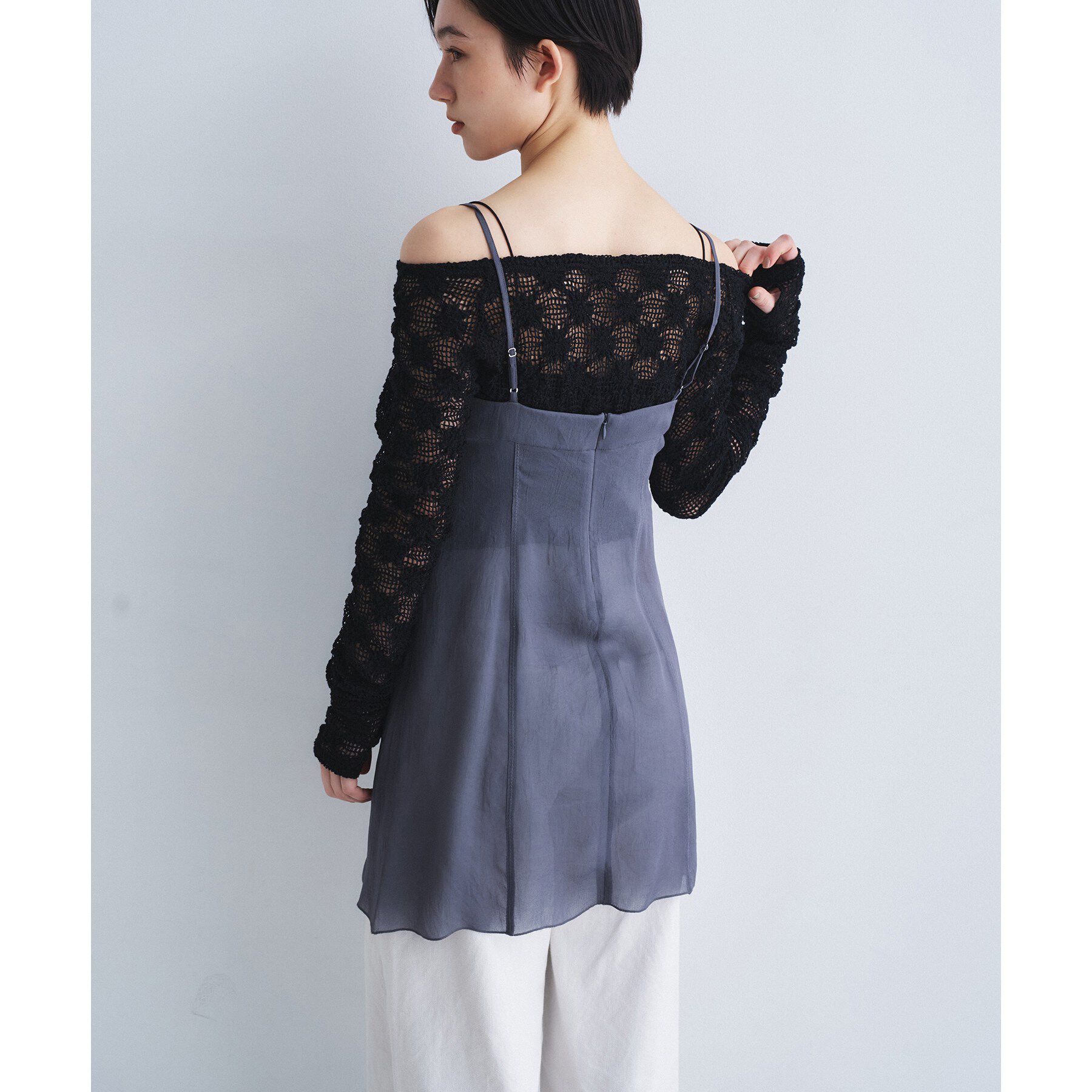 CODE A「georgette cami」|キャミソール|
