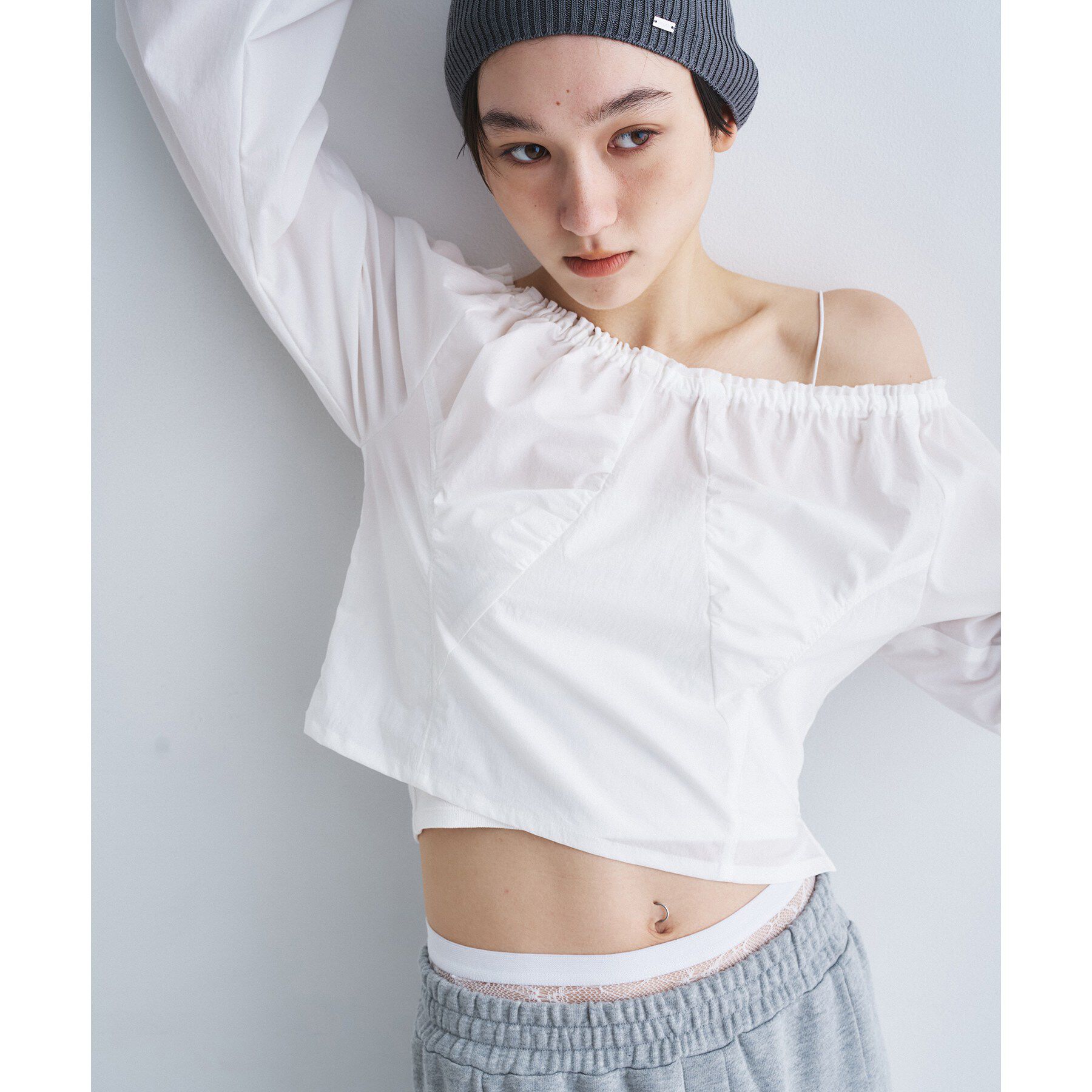 CODE A「belle gather blouse」|シャツ・ブラウス|