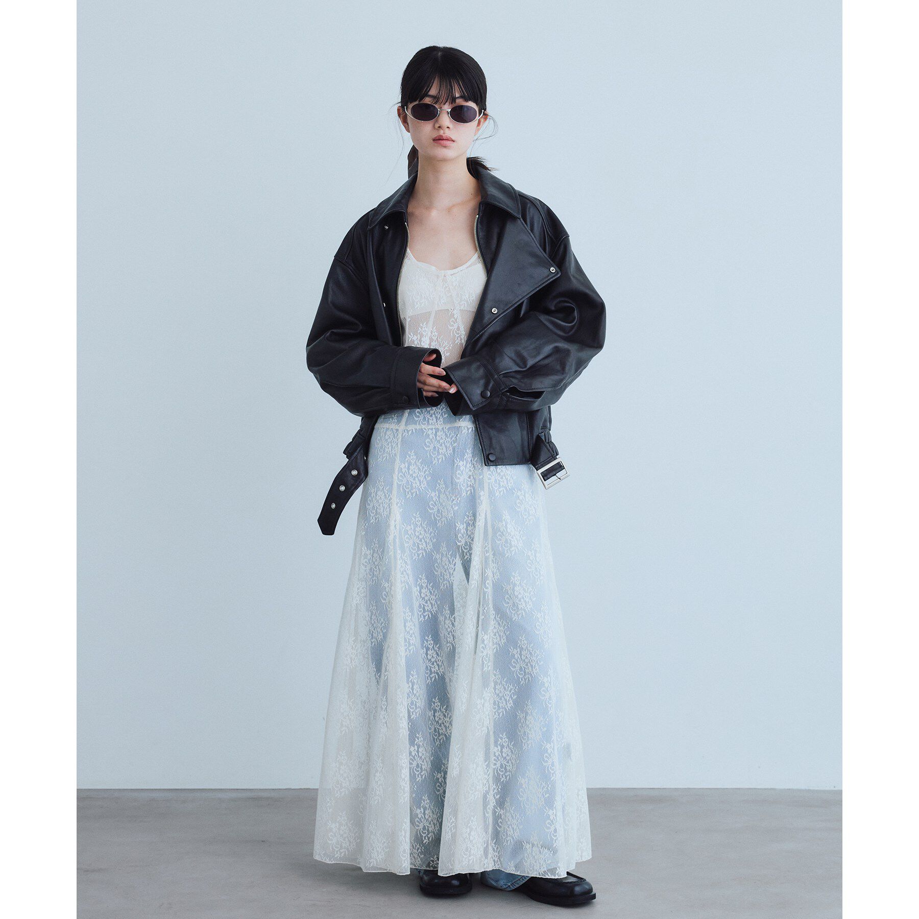 CODE A「UKI UKI＊CODE A｜leather blouson」|ブルゾン・スタジャン|