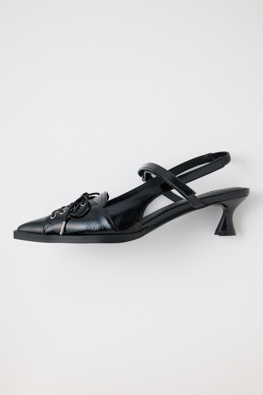 MOUSSY「LACE UP SLING BACK ミュール」|サンダル|