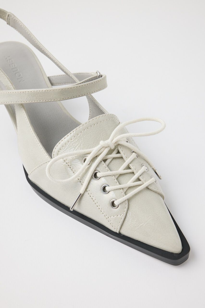 MOUSSY「LACE UP SLING BACK ミュール」|サンダル|