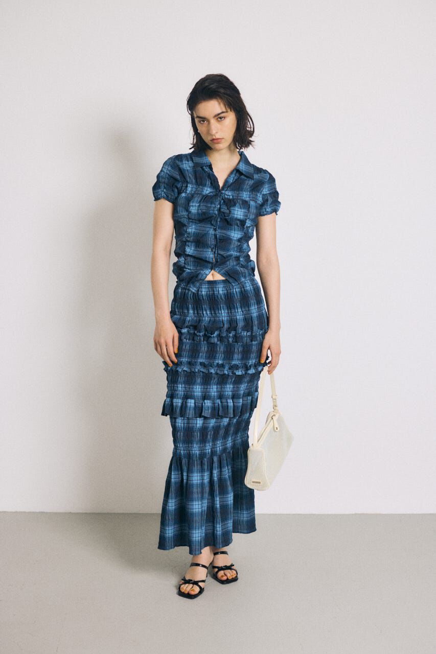 MOUSSY「SHIRRING LONG スカート」|スカート|