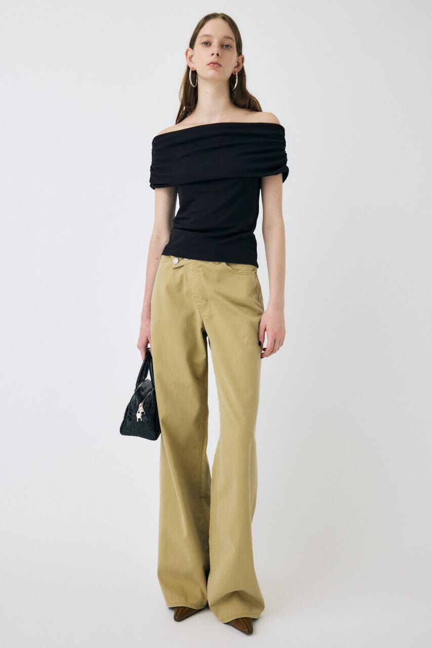 MOUSSY「SHEER OFF SHOULDER トップス」|その他|