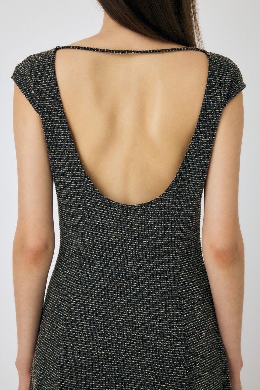 MOUSSY「BOUCLE TWEED ドレス」|ワンピース|