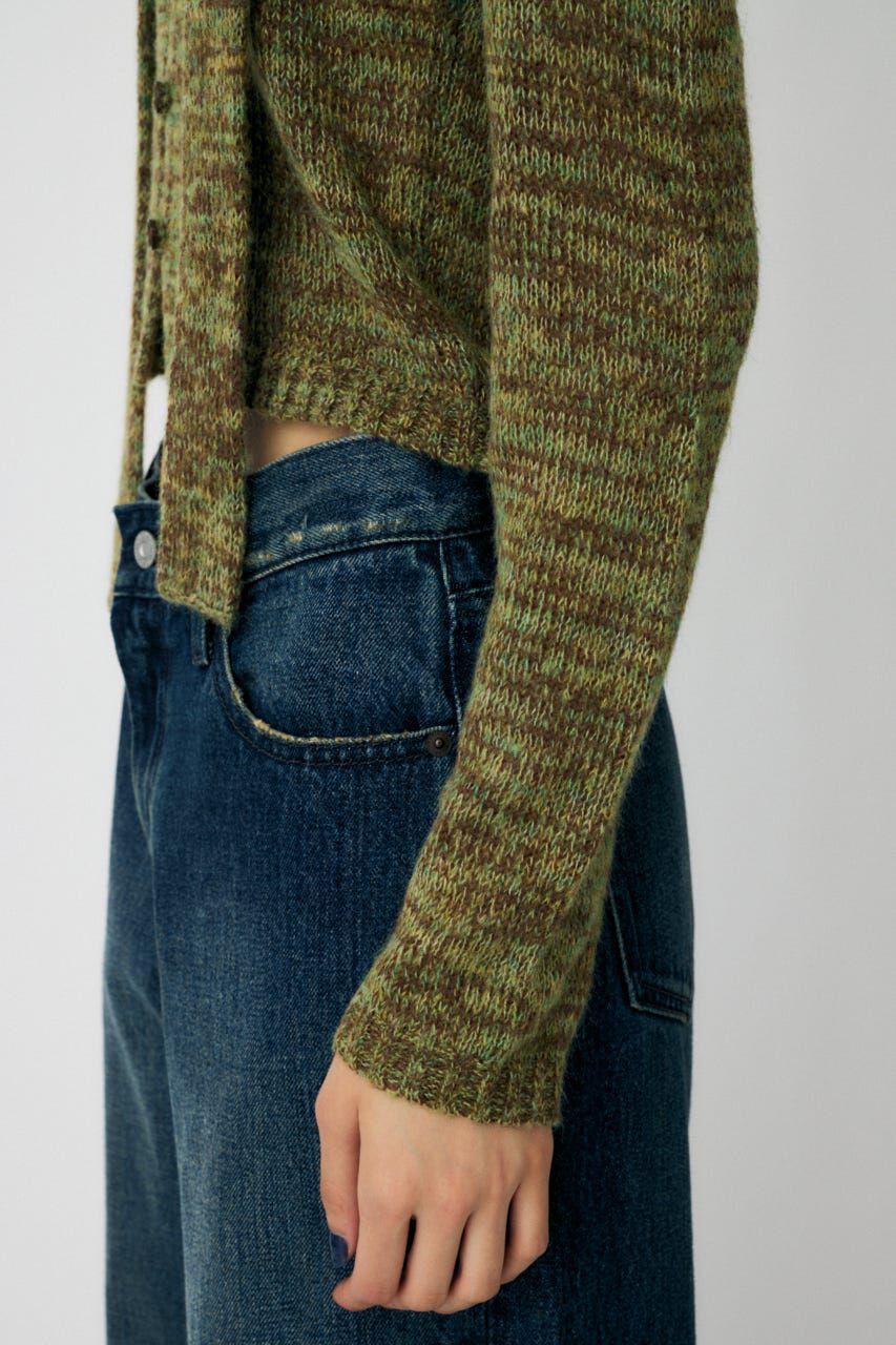 MOUSSY「MIX YARN KNIT トップス」|ニット・セーター|