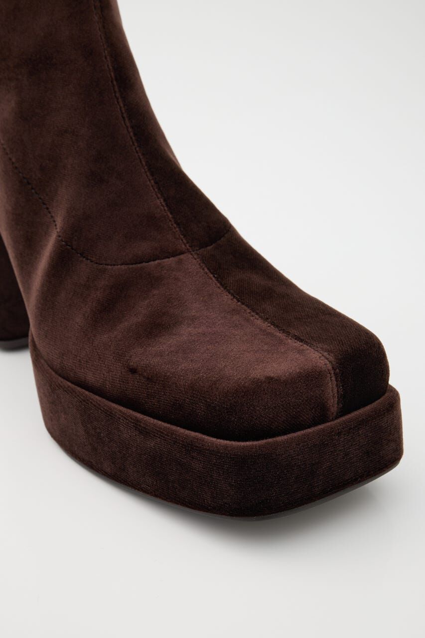 MOUSSY「STRETCH BLOCK HEEL ブーツ」|その他|