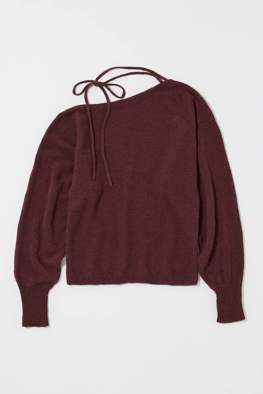 MOUSSY「ONE SHOULDER ニットトップス」|ニット・セーター|