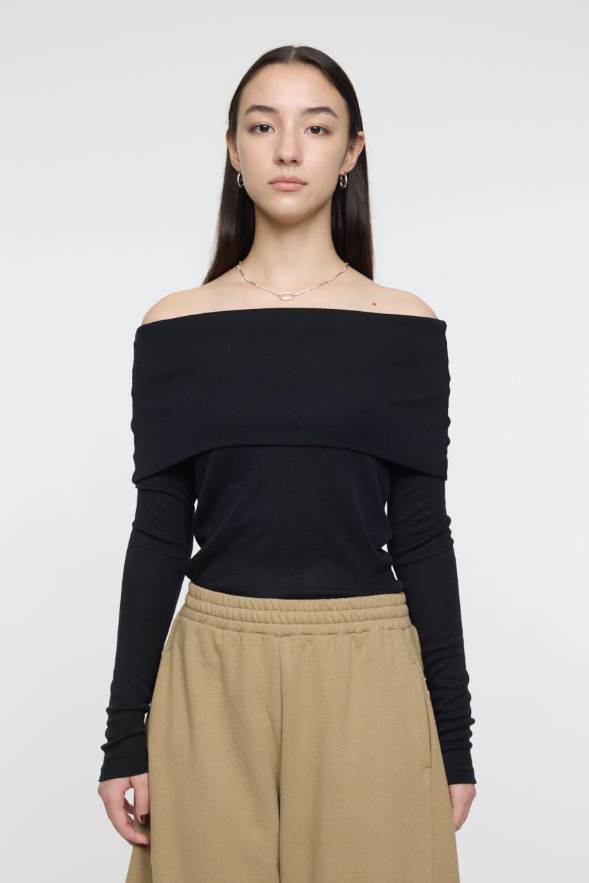MOUSSY「OFF SHOULDER カットトップス」|その他|