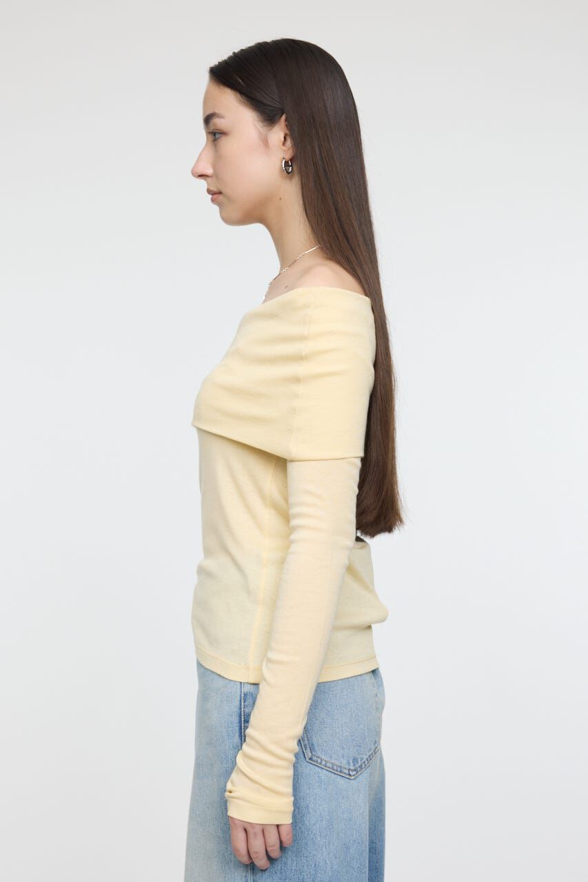 MOUSSY「OFF SHOULDER カットトップス」|その他|
