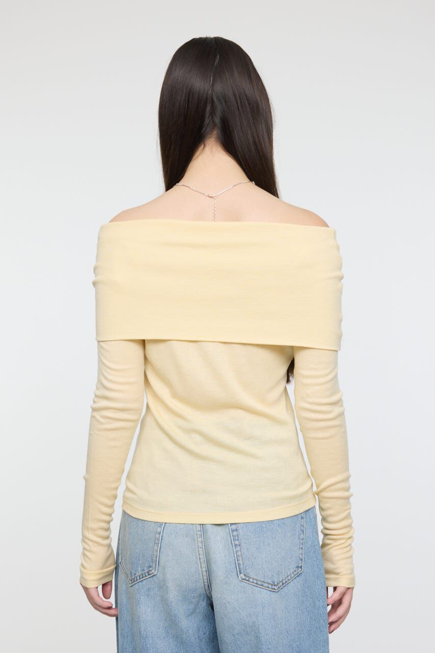 MOUSSY「OFF SHOULDER カットトップス」|その他|