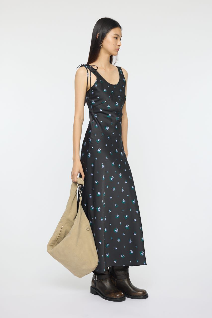 MOUSSY「FLORAL FLARE ドレス」|ワンピース|