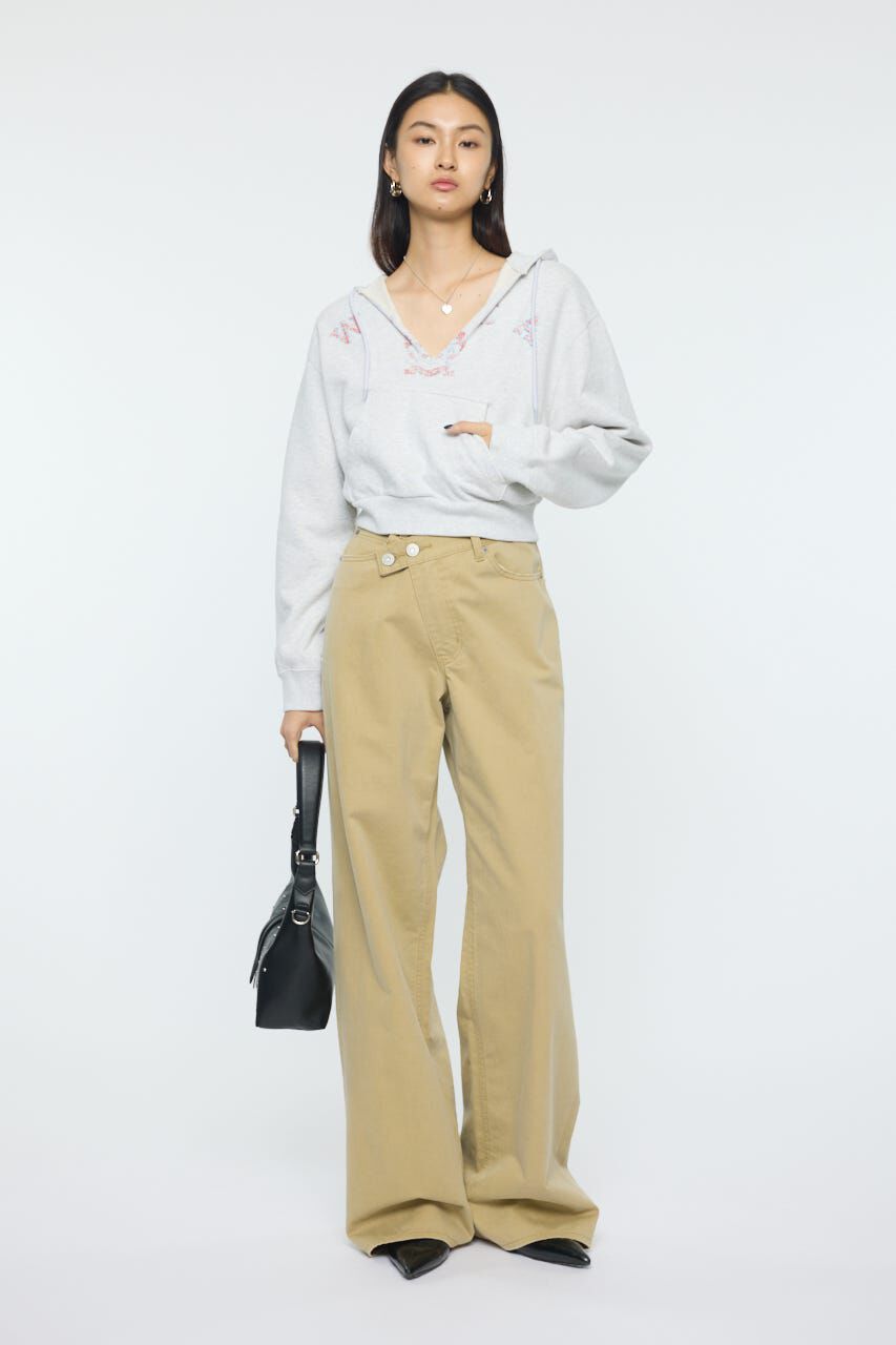 MOUSSY「CROSS CHINO WIDE STRAIGHT」|デニム|