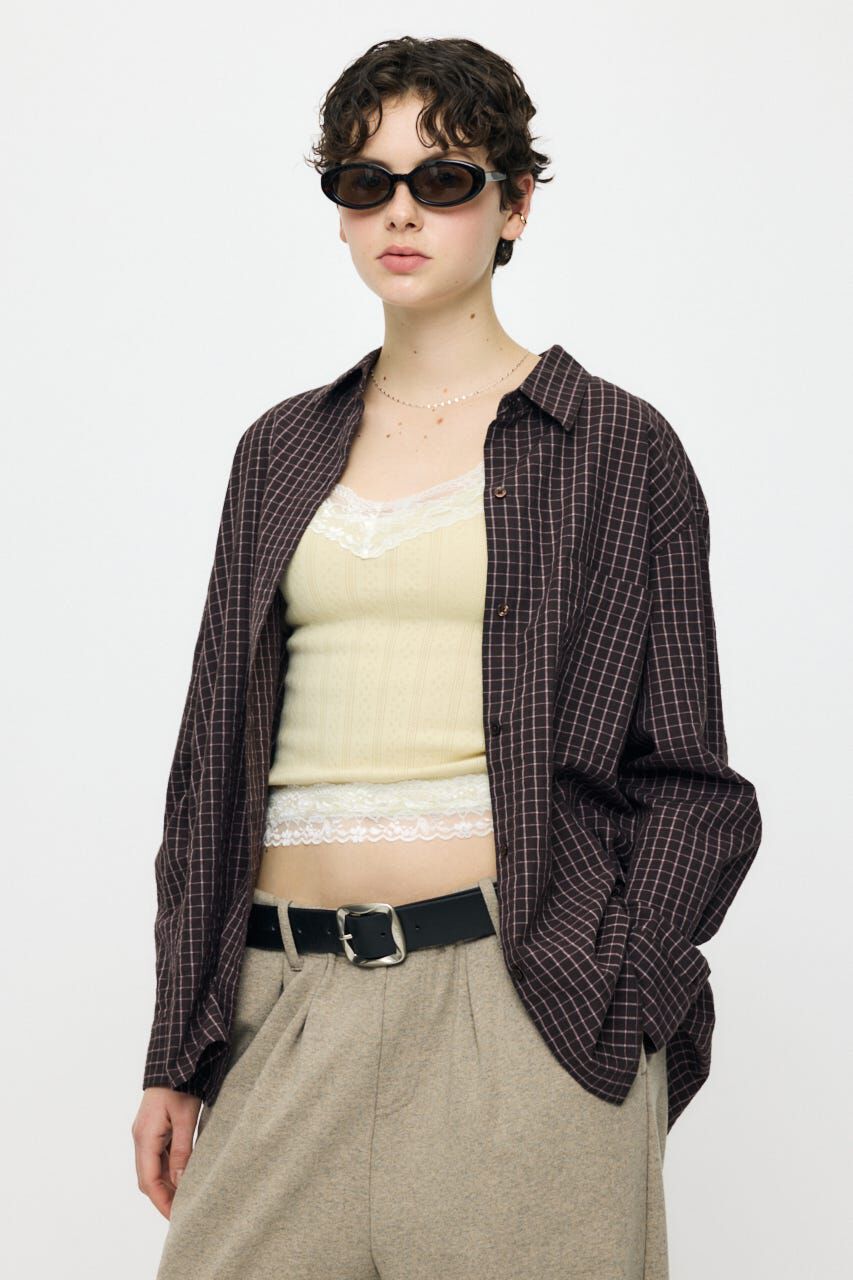 MOUSSY「SUCKER CHECK シャツ」|シャツ・ブラウス|