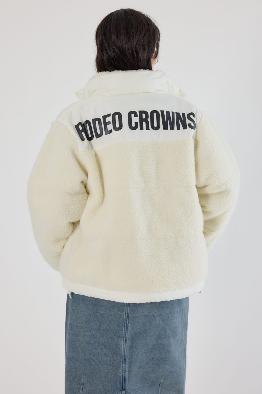 RODEO CROWNS「切り替えボアロゴジャケット」|その他|