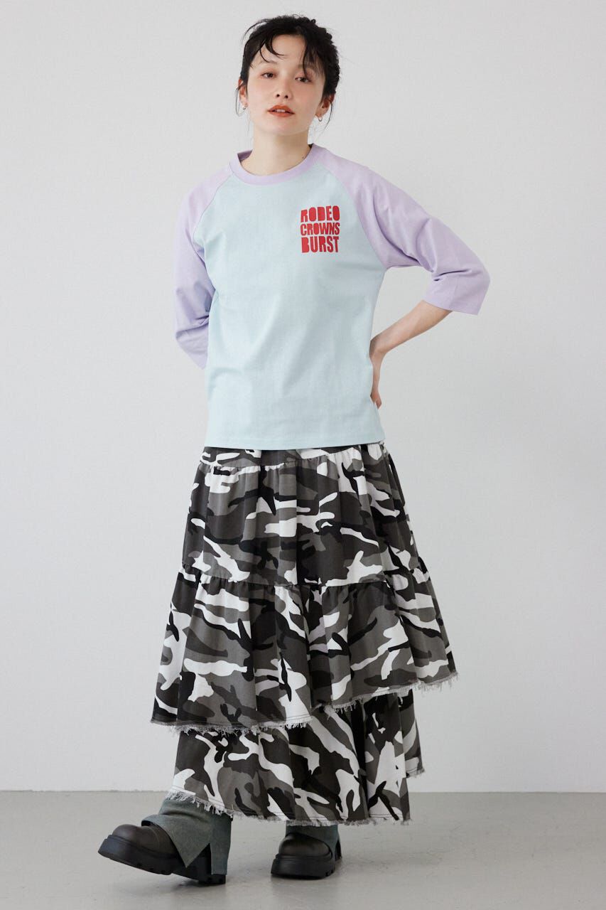 RODEO CROWNS「Ink Logo ラグランTシャツ」|Tシャツ・カットソー|