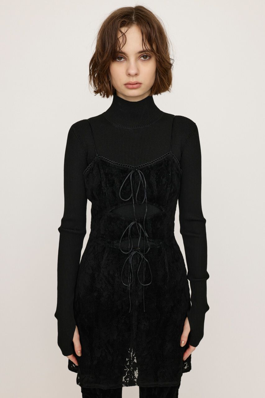 SLY「FROCKY LACE RIBBON トップス」|キャミソール|
