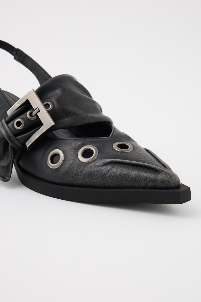SLY「EYELET SLING パンプス」|パンプス|