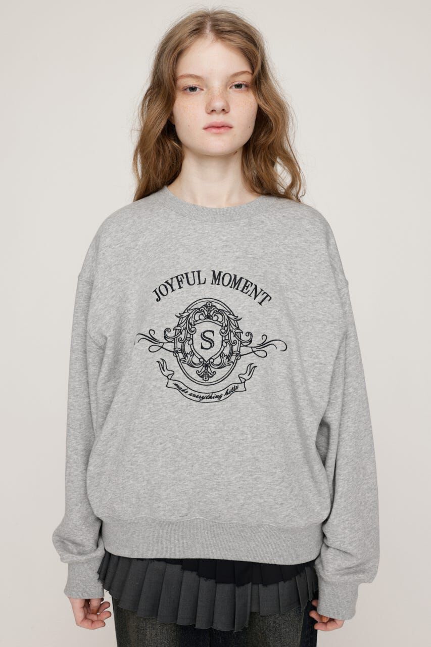 SLY「EMBROIDERY LOGO SW トップス」|パーカー|
