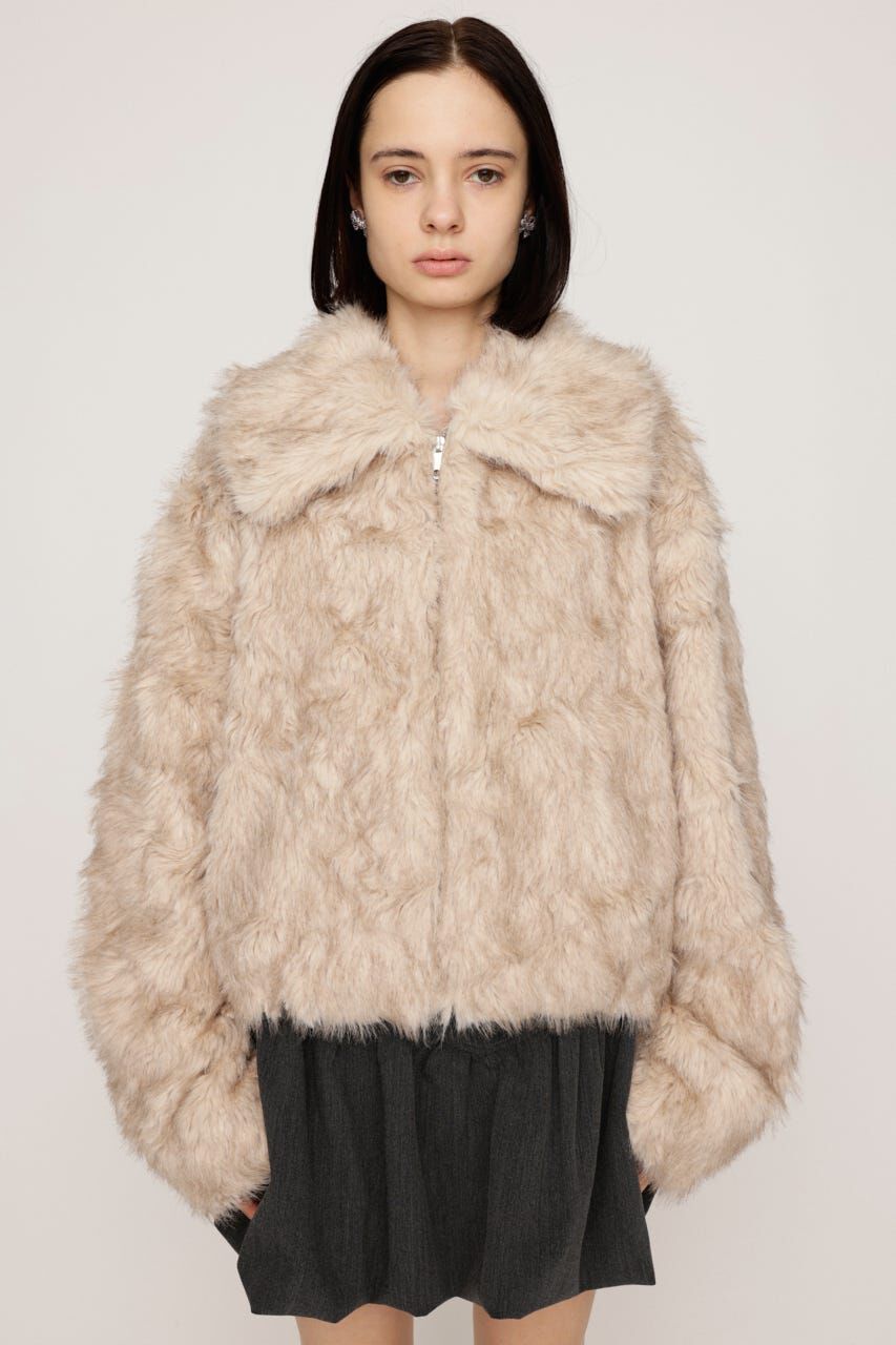 SLY「BIG COLLAR FUR S／コート」|その他|