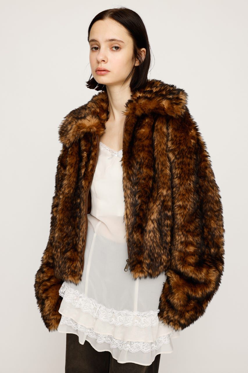 SLY「BIG COLLAR FUR S／コート」|その他|
