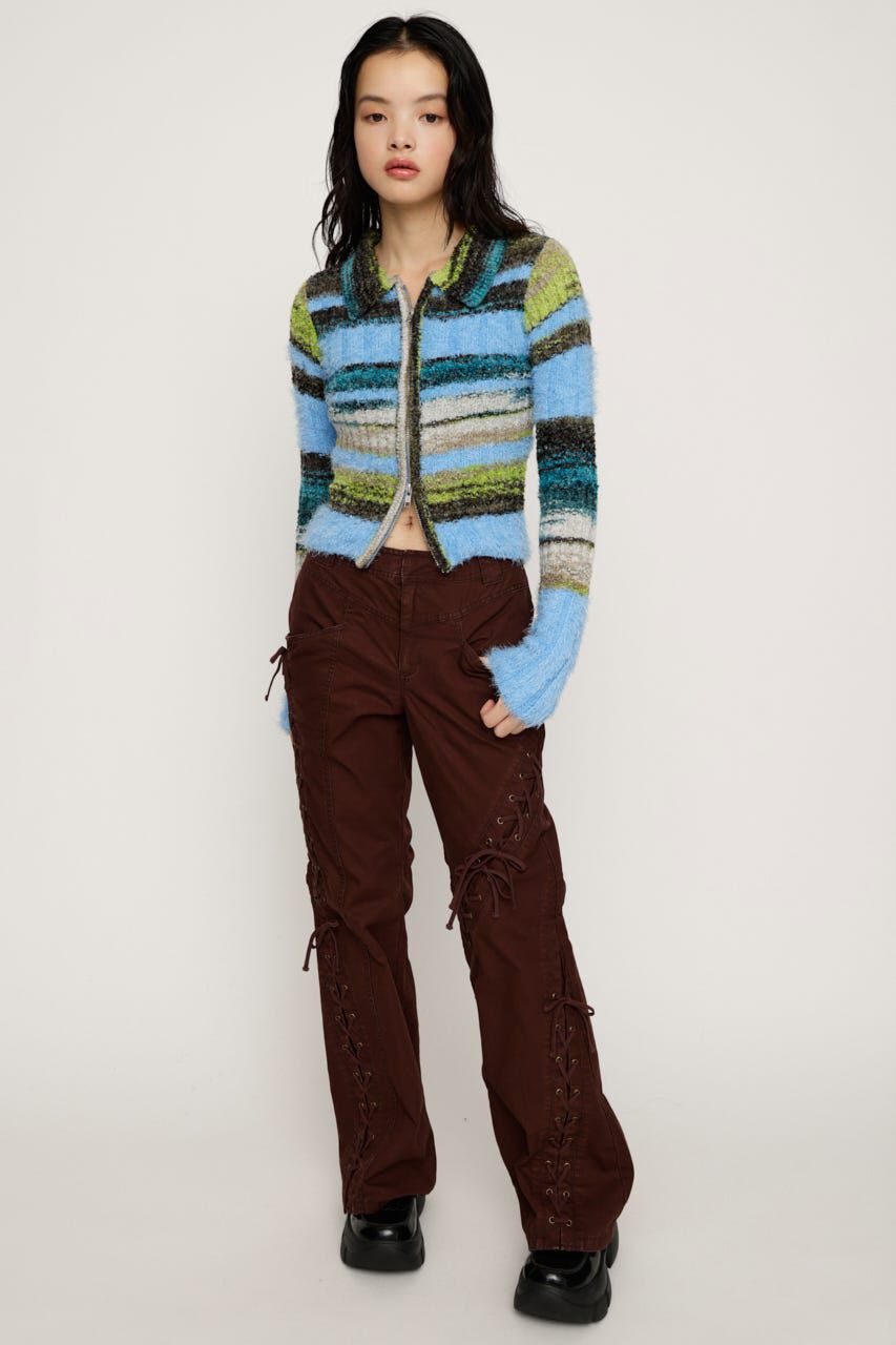 SLY「LACE UP MANNISH パンツ」|その他|
