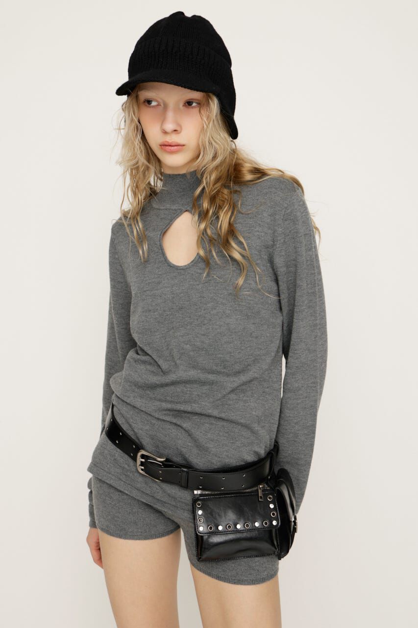 SLY「H／N KNIT チュニック」|ニット・セーター|