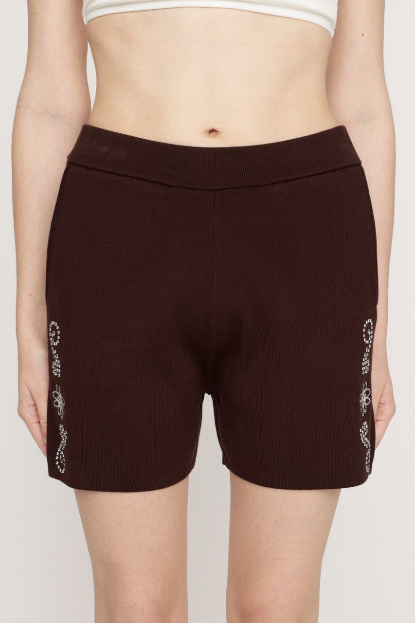 SLY「WESTERN STUDS KNIT ショートパンツ」|その他|
