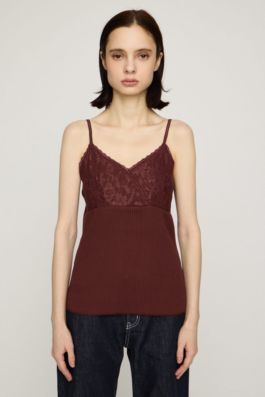 SLY「LACE DOCKING CAMI トップス」|キャミソール|