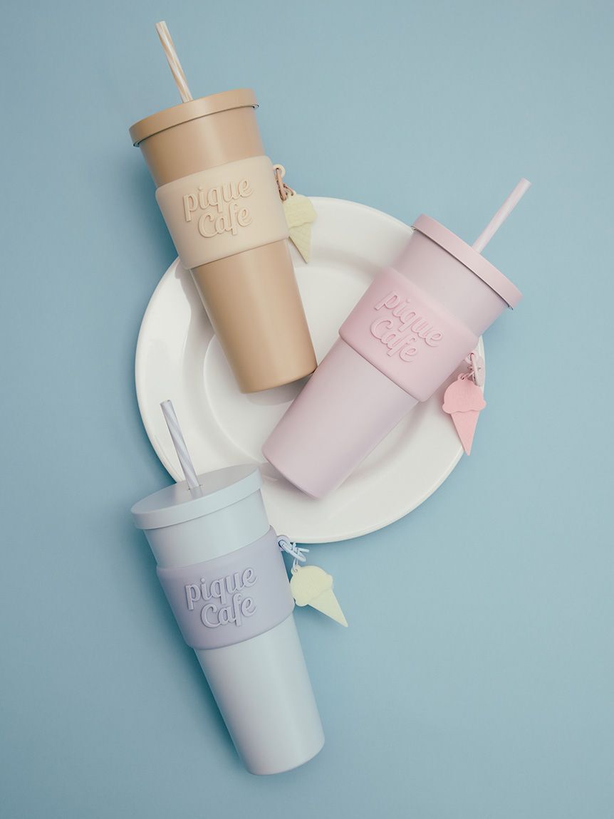 gelato pique cafe「【cafe】ストロー付き ステンレスタンブラー」|グラス・マグカップ|
