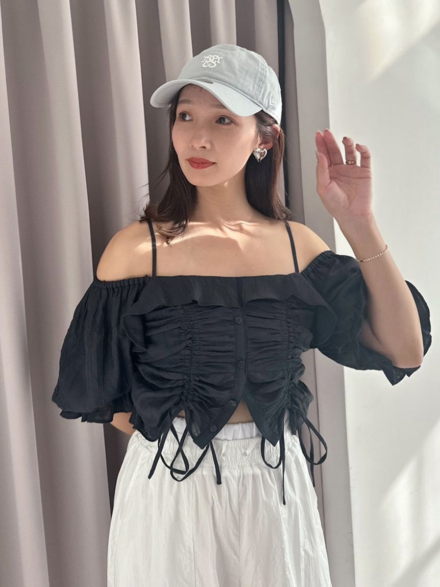 SNIDEL「【SNIDEL|NEW ERA(R)】コラボエンブレムキャップ」|キャップ・キャスケット|