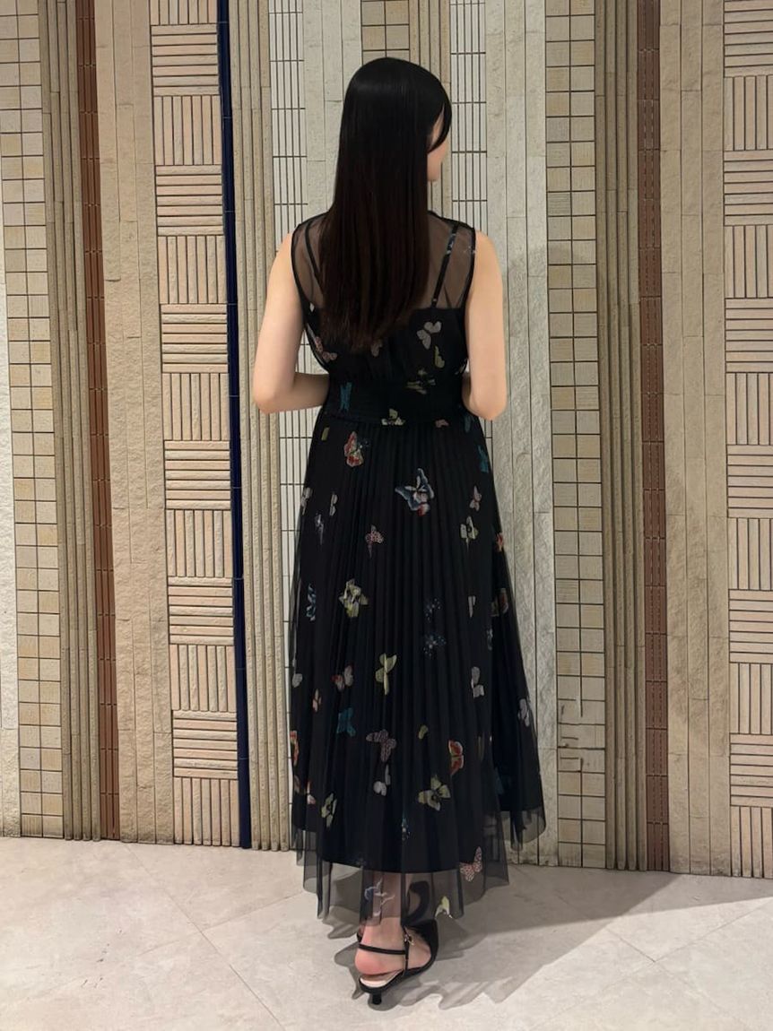 CELFORD「【洗える】【HANAE MORI&times;CELFORDコラボ】バタフライプリントワンピース」|ワンピース|