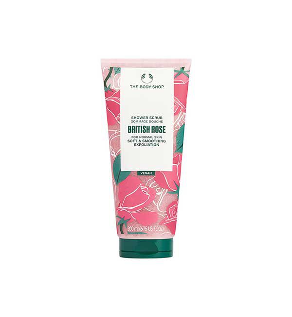THE BODY SHOP「シャワースクラブ BR 200mL（香り：ブリティッシュローズ）」|マッサージ・ボディスクラブ|ソノタ