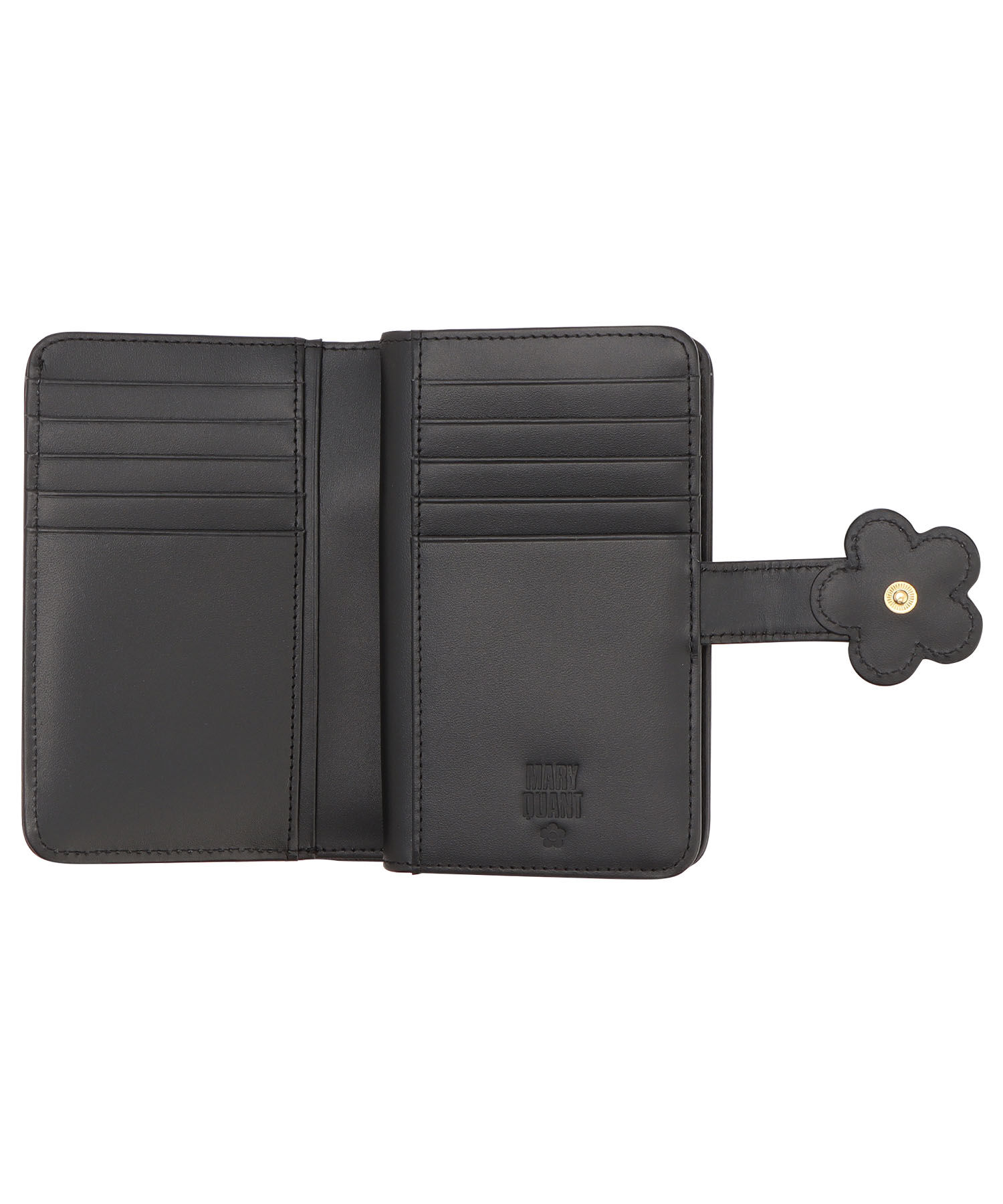 MARY QUANT「デイジーパッチスナップ2 Lウォレット」|財布|