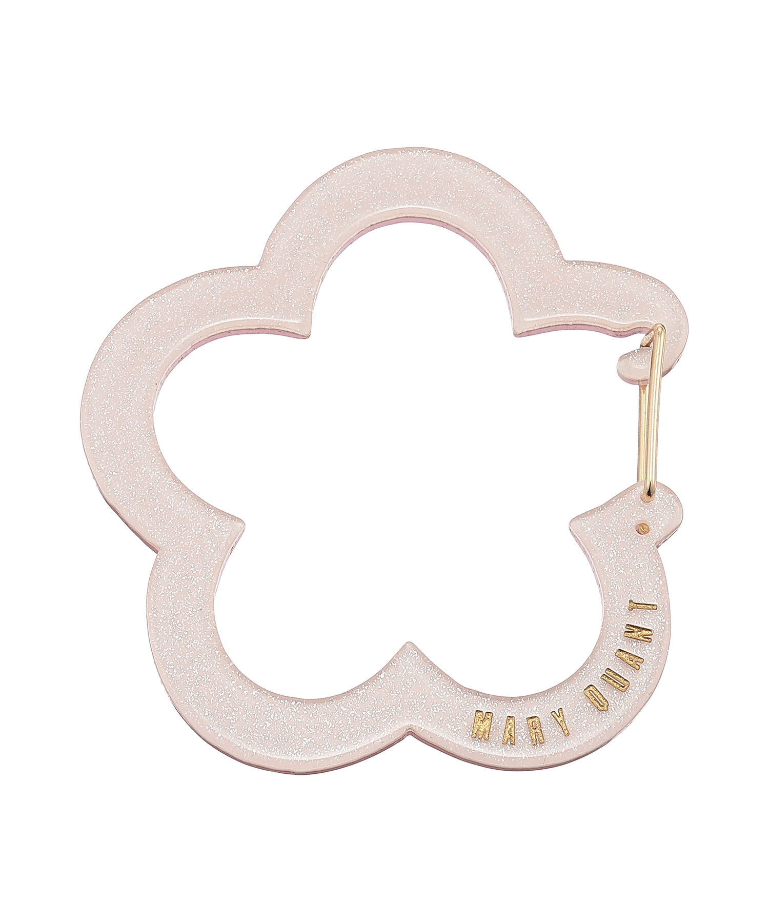 MARY QUANT「デイジーアウトラインアクリル カラビナ」|その他|ピンク