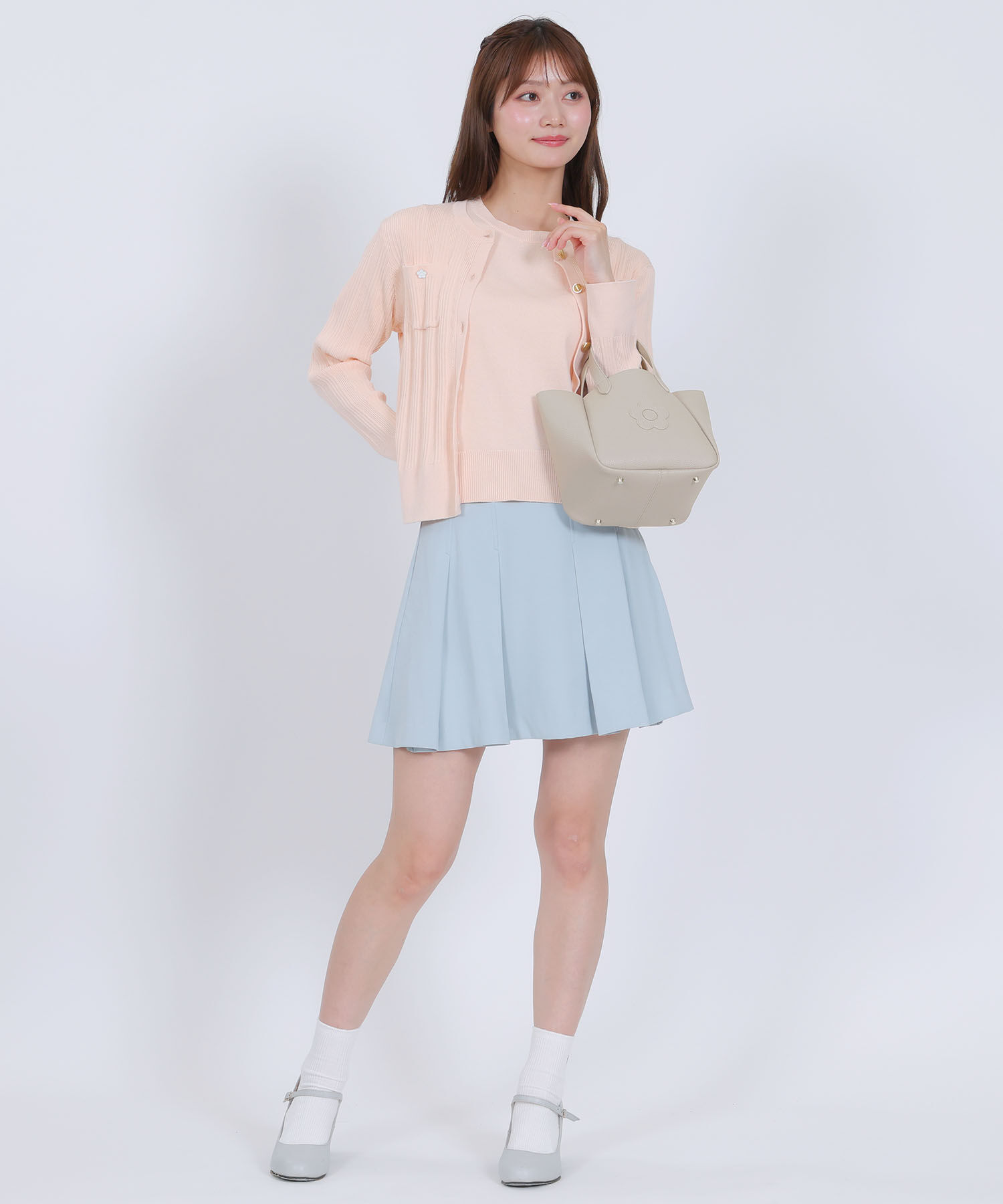MARY QUANT「シュリンクWフェイス 2WAYミニトート」|ショルダー・メッセンジャー|