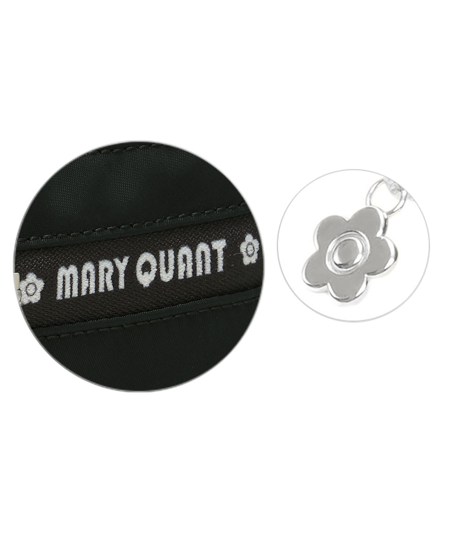 MARY QUANT「ロゴファスナーナイロン 2ファスナーポーチミニミニ」|ポーチ|