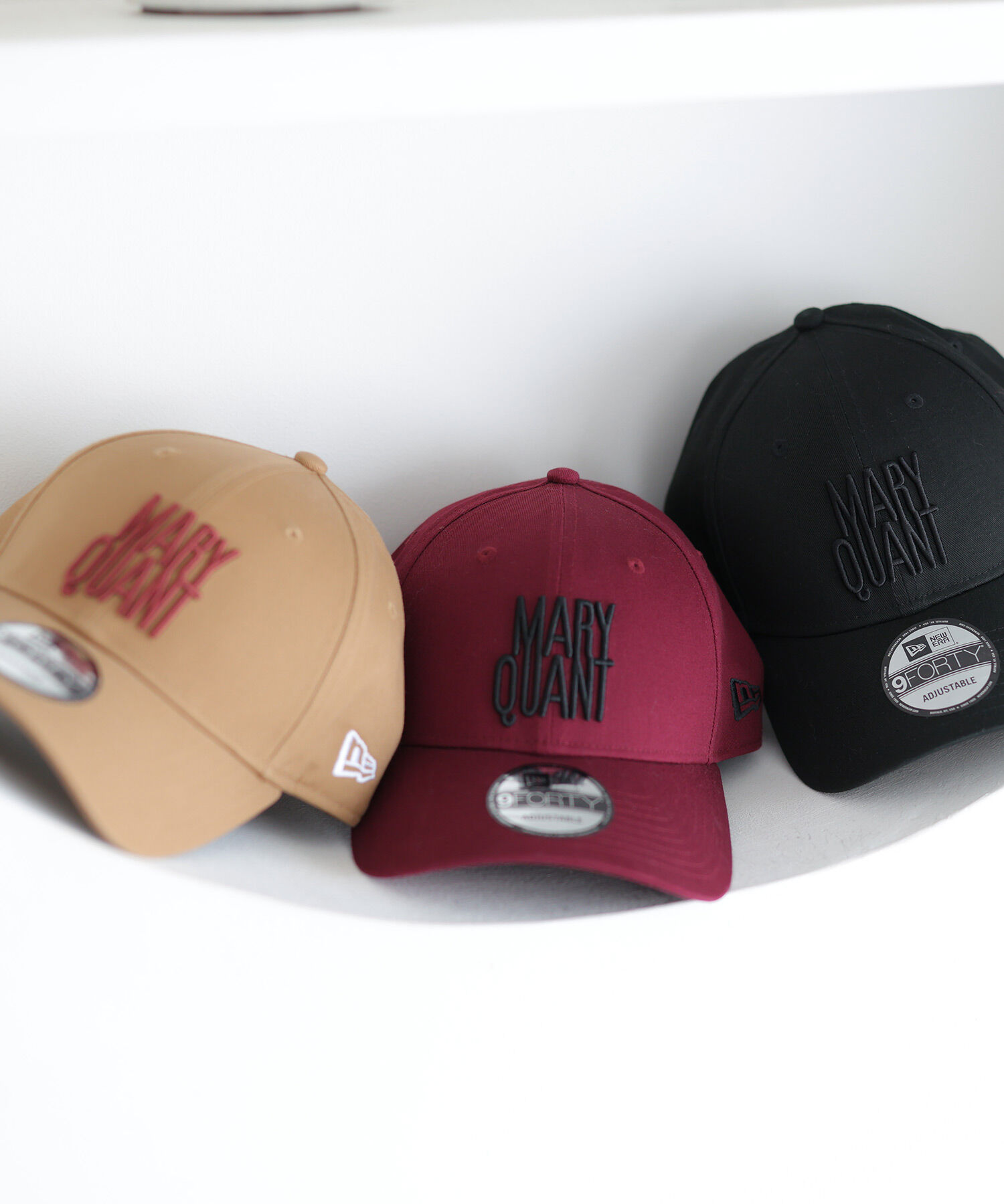 MARY QUANT「NEW ERA&times;MARY QUANT アーカイブロゴ キャップ」|キャップ・キャスケット|