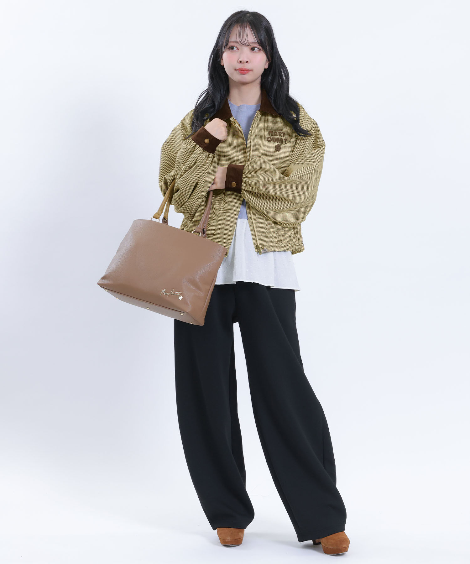 MARY QUANT「メタルサインロゴ トート」|トートバッグ|