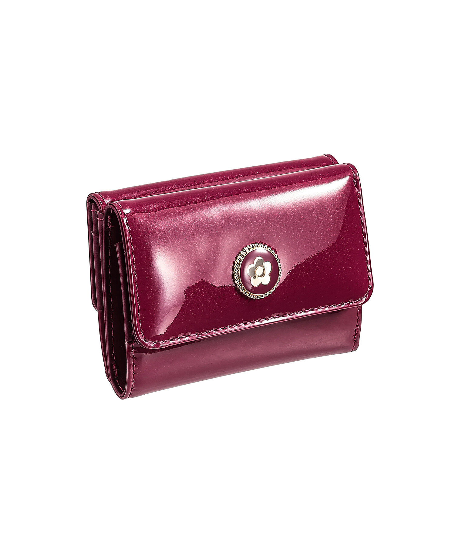 MARY QUANT「ラメエナメル ミニウォレット」|財布|