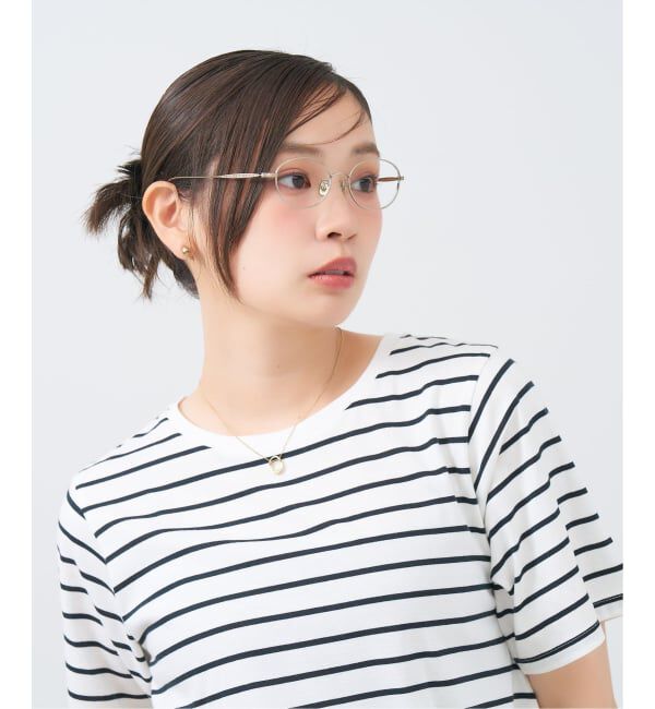 「Zoff｜UNITED ARROWS ユナイテッドアローズ  オーバル型 メガネ |  レンズ交換券付」|メガネ|シルバー