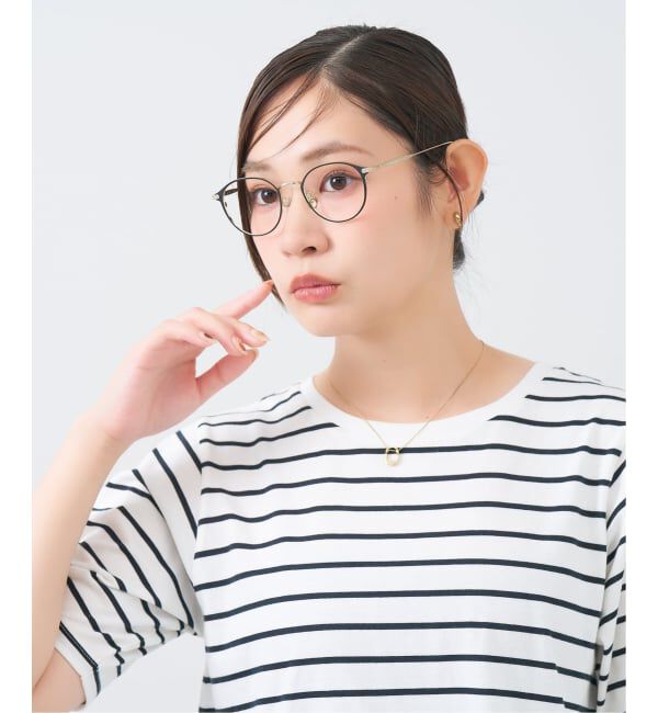  「Zoff｜UNITED ARROWS ユナイテッドアローズ  ボストン型 メガネ |  レンズ交換券付」|メガネ|ブラック系その他