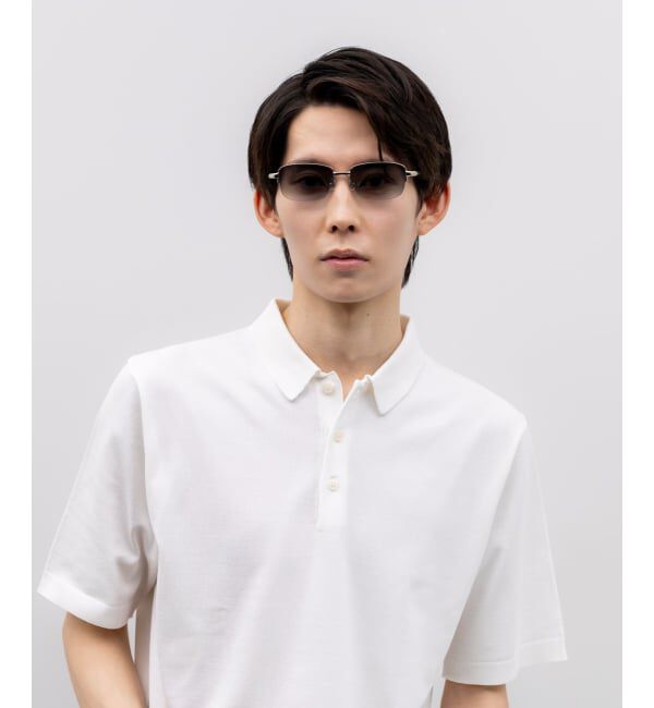  「SUNGLASSES COLLECTION ウェリントン型 サングラス | 軽量 メタル カラーレンズ 紫外線対策 UVカット     」|サングラス|