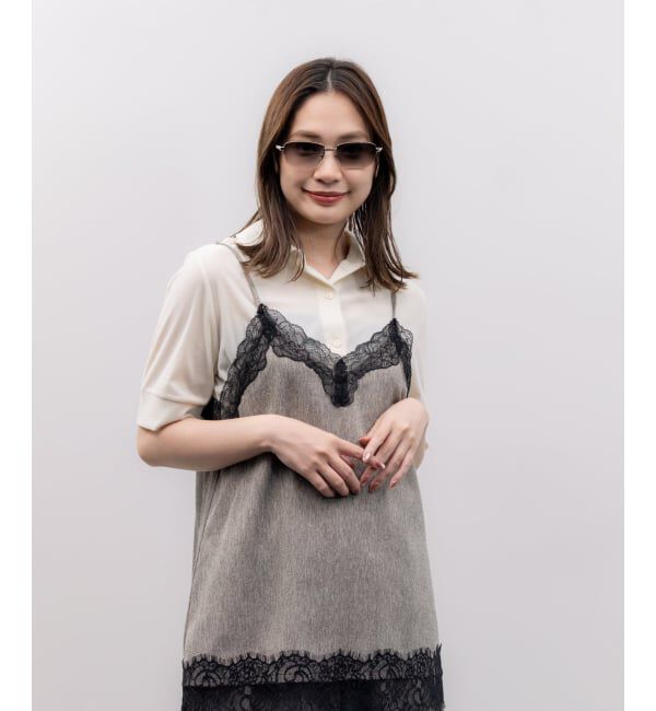  「SUNGLASSES COLLECTION ウェリントン型 サングラス | 軽量 メタル カラーレンズ 紫外線対策 UVカット     」|サングラス|