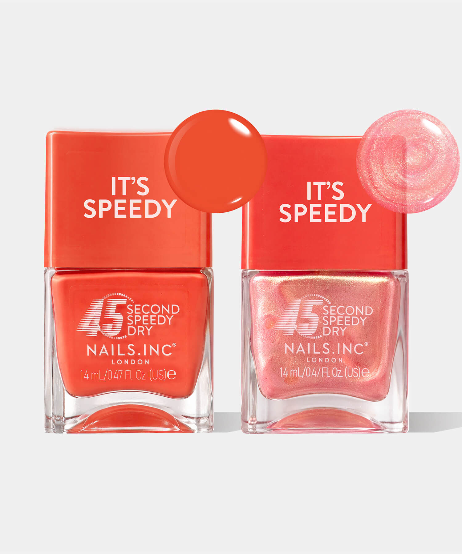 NAILS INC「45 SECOND SPEEDY Sun Sea And Spritz Duo」|ネイルカラー|ｻﾝｼｰｱﾝﾄﾞｽﾌﾟﾘｯﾂ ﾃﾞｭｵ